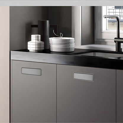 Comforsyco Hidden Flip-Out Recessed Cabinet Handles