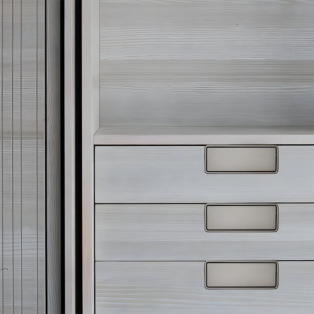 Comforsyco Hidden Flip-Out Recessed Cabinet Handles