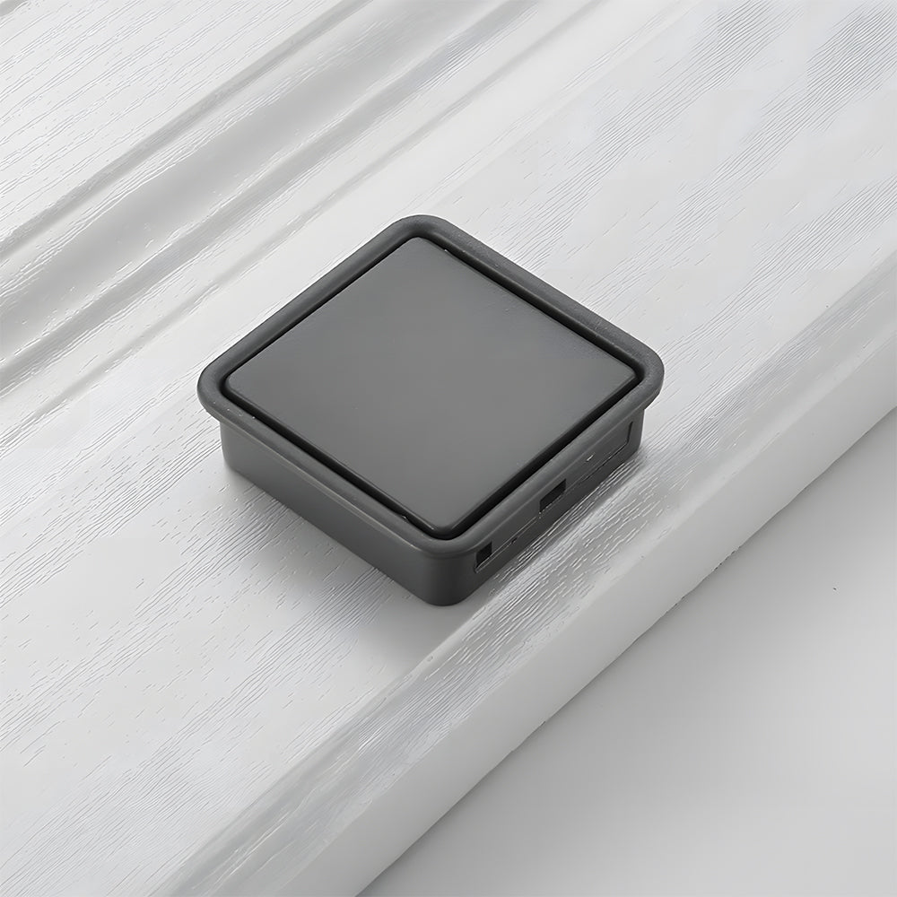 Comforsyco Hidden Flip-Out Recessed Cabinet Handles
