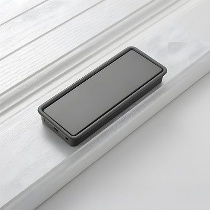 Comforsyco Hidden Flip-Out Recessed Cabinet Handles