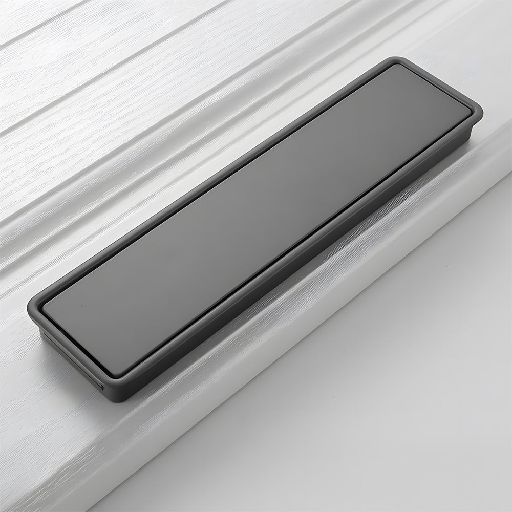 Comforsyco Hidden Flip-Out Recessed Cabinet Handles