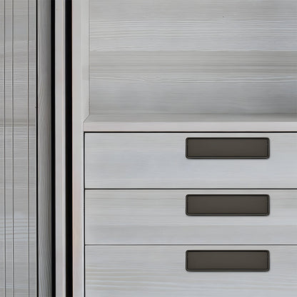 Comforsyco Hidden Flip-Out Recessed Cabinet Handles