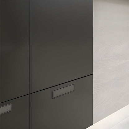 Comforsyco Hidden Flip-Out Recessed Cabinet Handles
