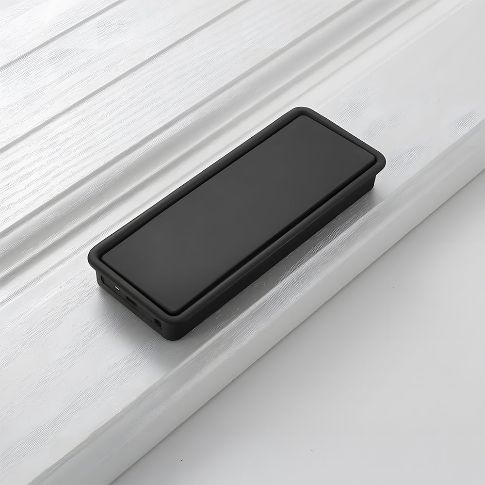 Comforsyco Hidden Flip-Out Recessed Cabinet Handles
