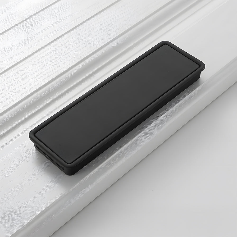 Comforsyco Hidden Flip-Out Recessed Cabinet Handles
