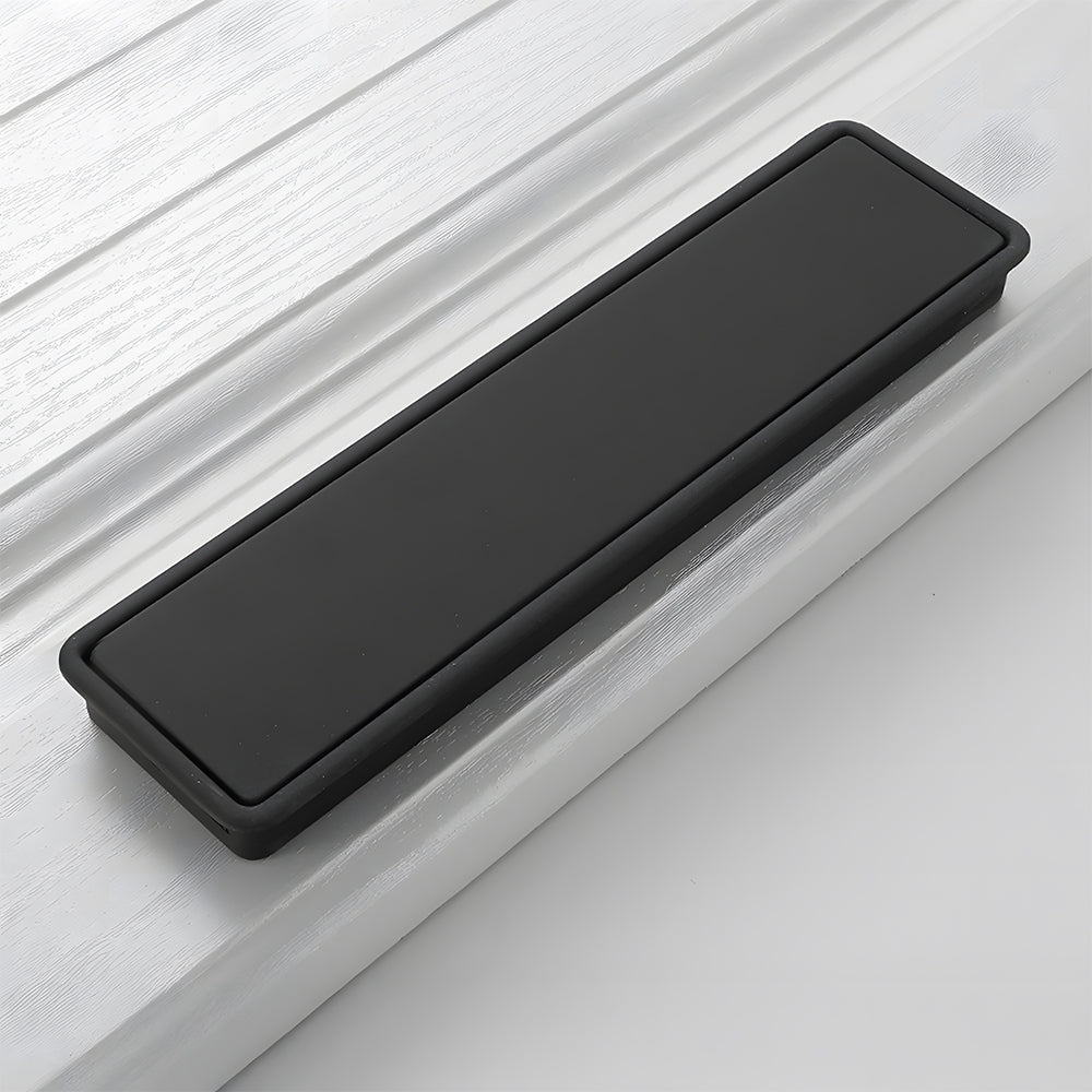 Comforsyco Hidden Flip-Out Recessed Cabinet Handles