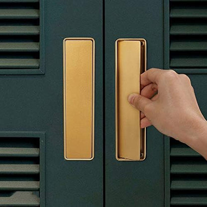 Comforsyco Hidden Flip-Out Recessed Cabinet Handles