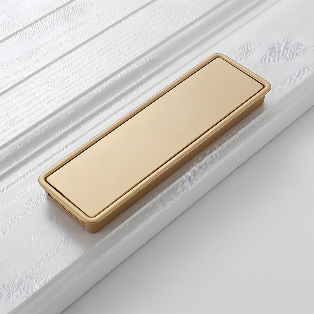 Comforsyco Hidden Flip-Out Recessed Cabinet Handles