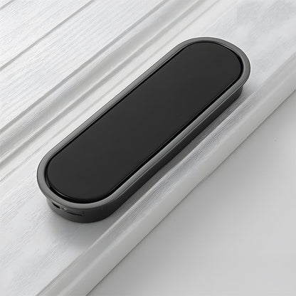 Comforsyco Hidden Recessed Cabinet Pulls with Black Inset