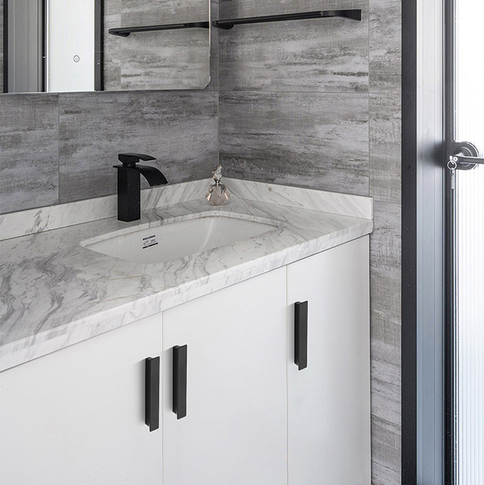 Comforsyco Industrial Minimalist Zinc Alloy Cabinet Pulls