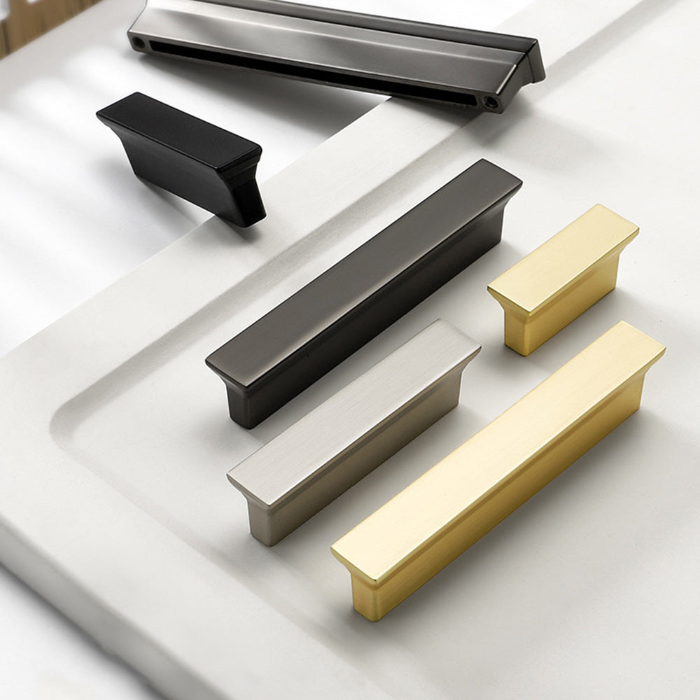 Comforsyco Industrial Minimalist Zinc Alloy Cabinet Pulls