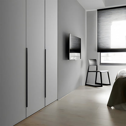 Comforsyco Invisible Edge Pull Cabinet Handles for Wardrobes