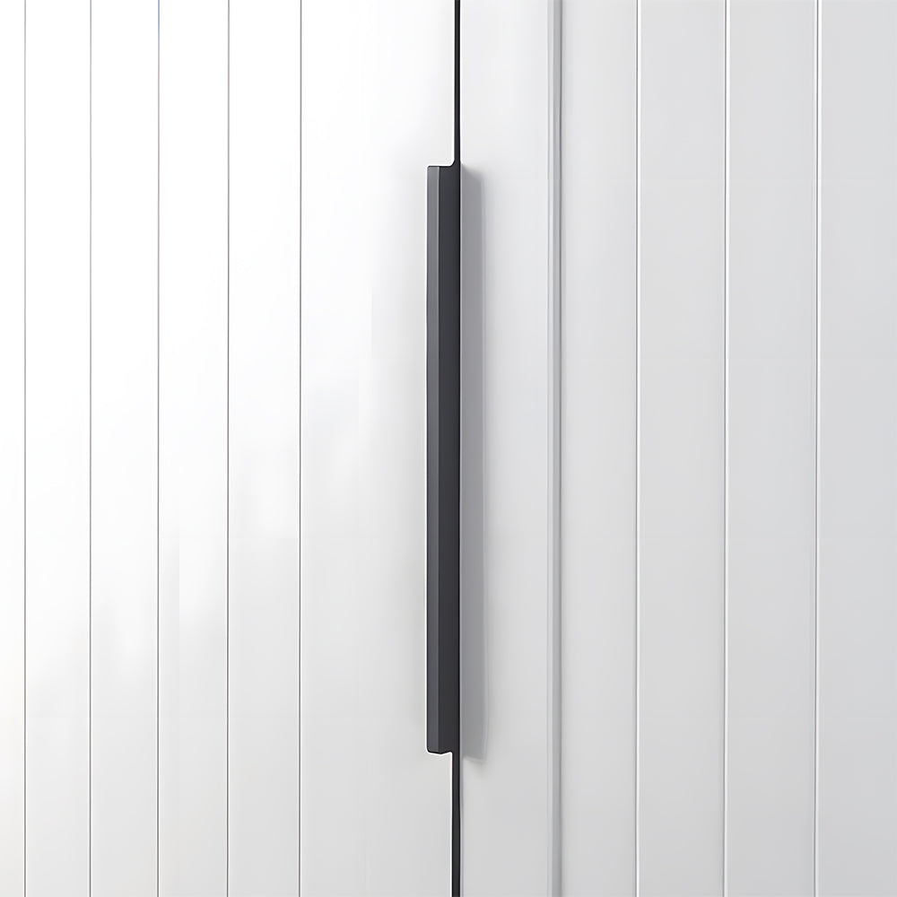 Comforsyco Invisible Edge Pull Cabinet Handles for Wardrobes