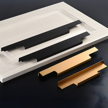Comforsyco Invisible Edge Pull Cabinet Handles for Wardrobes