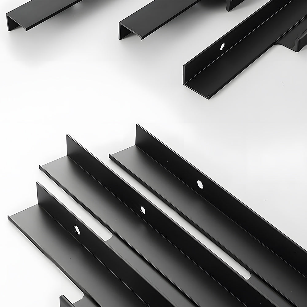 Comforsyco Invisible Edge Pull Cabinet Handles for Wardrobes
