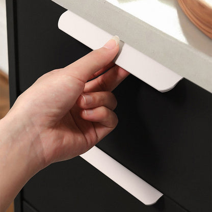 Comforsyco Invisible Round Arc Aluminum Alloy Cabinet Edge Pulls