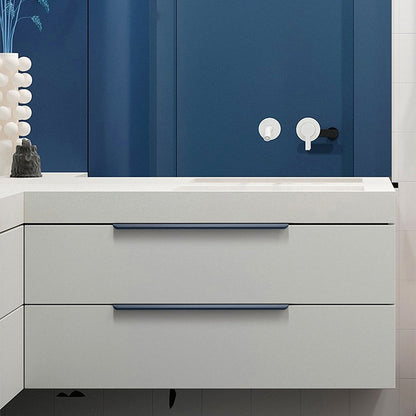 Comforsyco Invisible Round Arc Aluminum Alloy Cabinet Edge Pulls