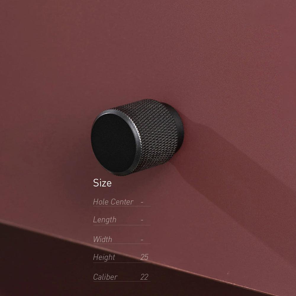 Comforsyco Knurled Aluminum Alloy Cabinet Handles and Round Knobs