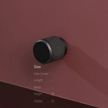 Comforsyco Knurled Aluminum Alloy Cabinet Handles and Round Knobs