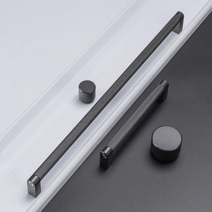 Comforsyco Knurled Aluminum Alloy Cabinet Handles and Round Knobs