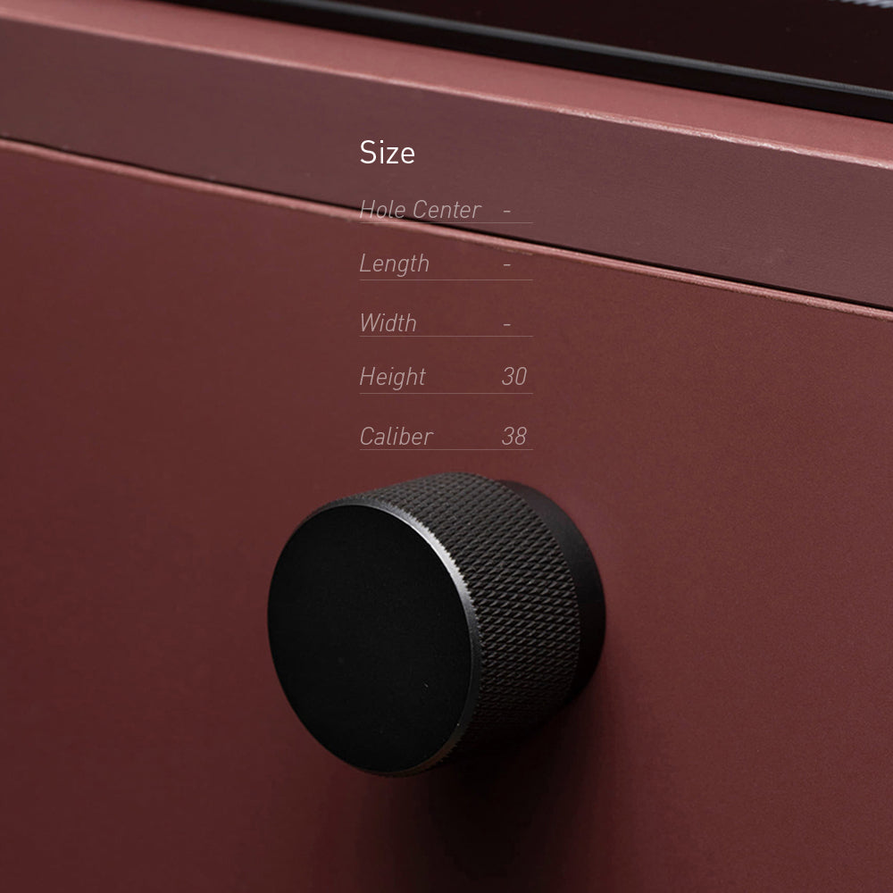 Comforsyco Knurled Aluminum Alloy Cabinet Handles and Round Knobs
