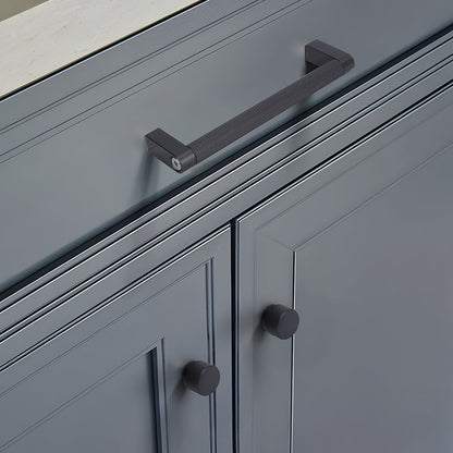 Comforsyco Knurled Aluminum Alloy Cabinet Handles and Round Knobs
