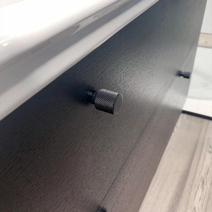 Comforsyco Knurled Aluminum Cabinet Pull Handles and Knobs