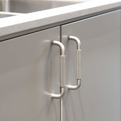Comforsyco Knurled Aluminum Cabinet Pull Handles and Knobs