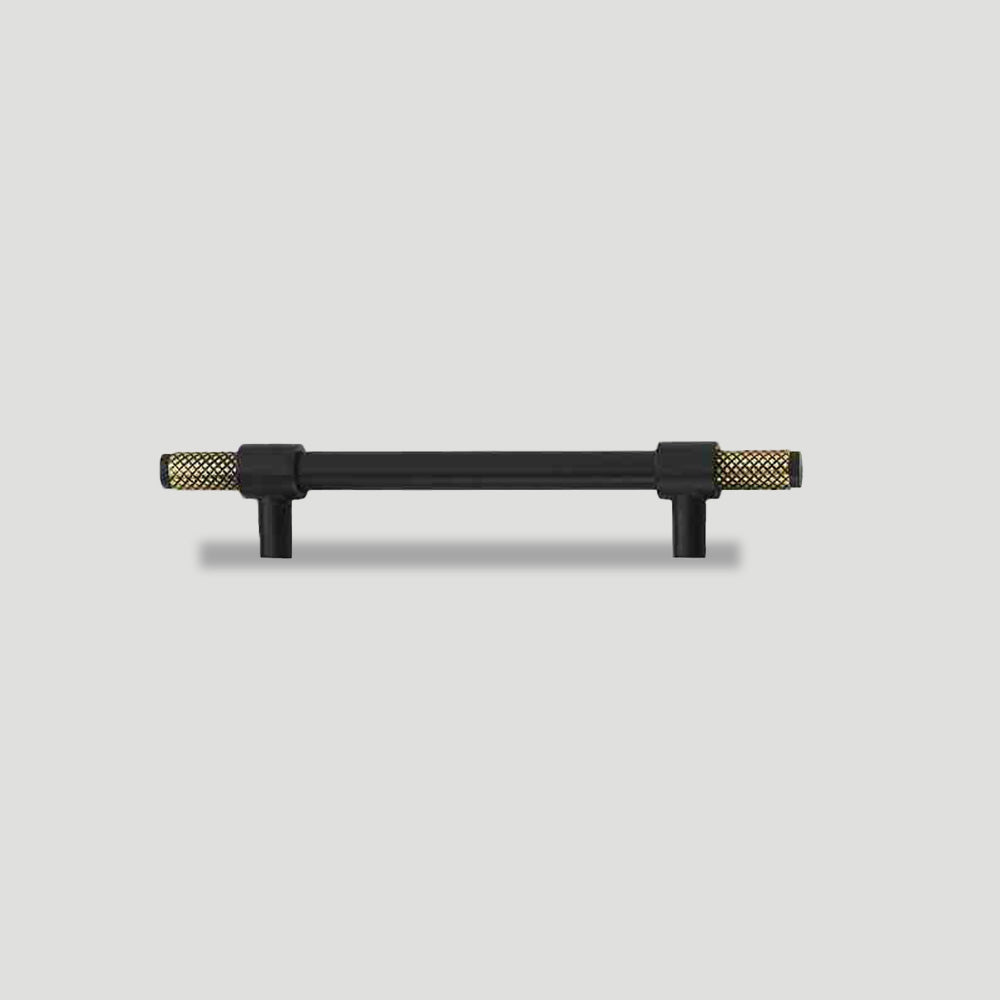 Comforsyco Knurled Brass Cabinet Handles and T-Bar Knobs