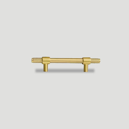 Comforsyco Knurled Brass Cabinet Handles and T-Bar Knobs