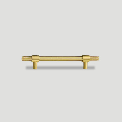 Comforsyco Knurled Brass Cabinet Handles and T-Bar Knobs