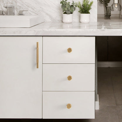 Comforsyco Knurled Round Bar Cabinet Handles and Knobs