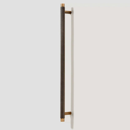 Knurled T-bar cabinet pull, pictured in one view with its shape and finish visible