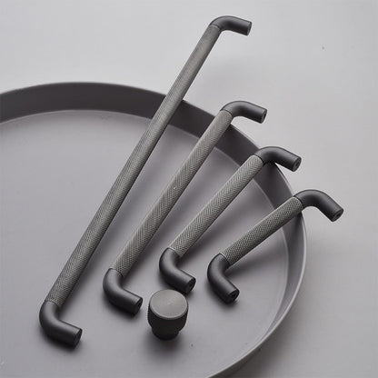 Comforsyco Knurled Zinc Alloy Cabinet Pulls and Knobs