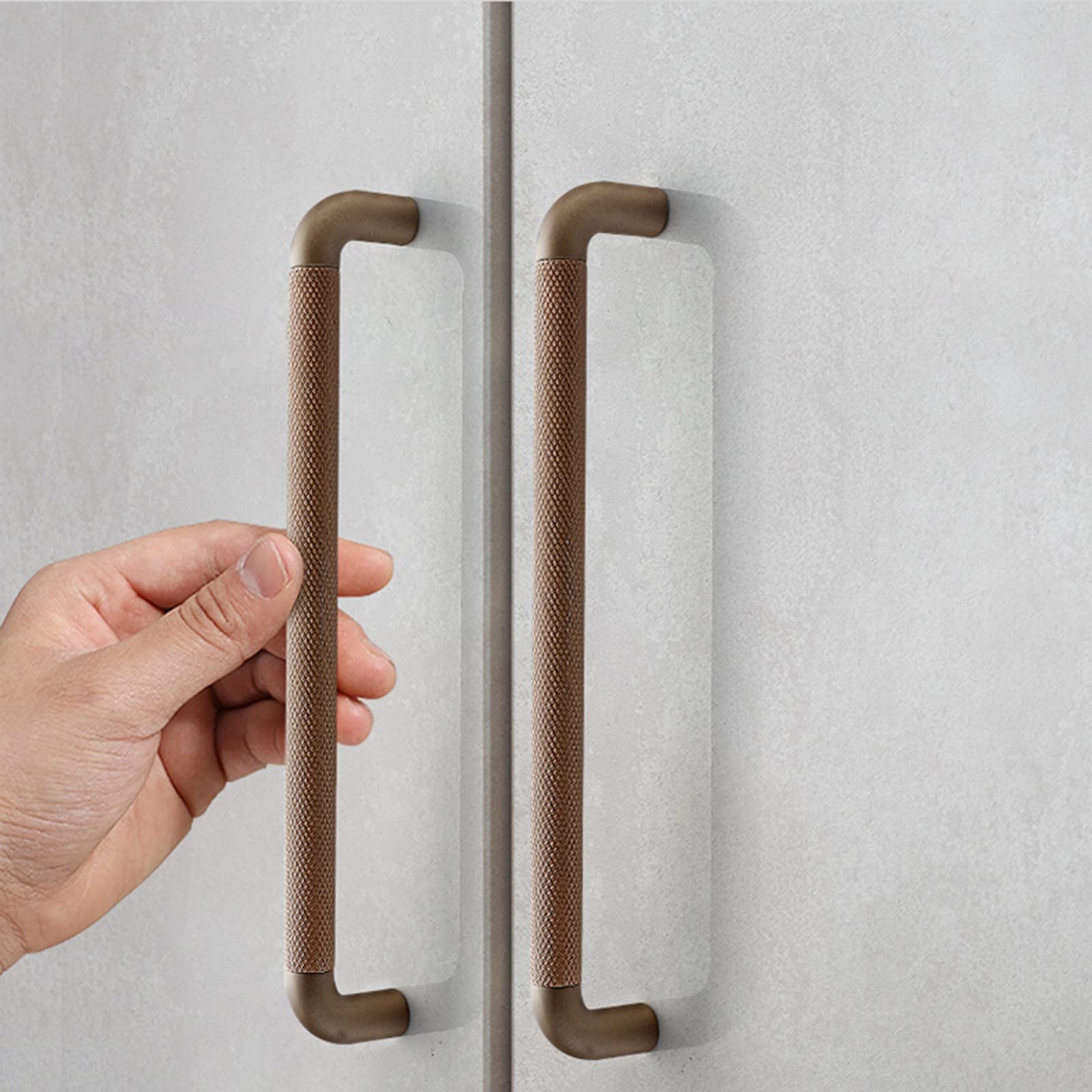 Comforsyco Knurled Zinc Alloy Cabinet Pulls and Knobs