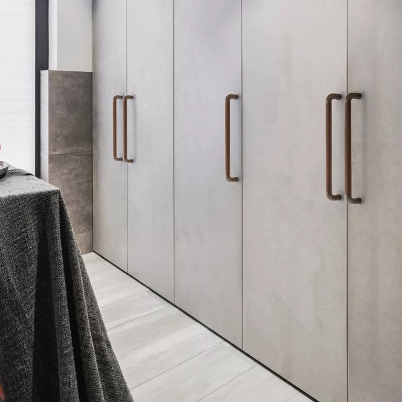 Comforsyco Knurled Zinc Alloy Cabinet Pulls and Knobs