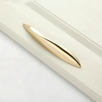 Comforsyco Leaf-Shaped Zinc Alloy Drawer Pulls and Cabinet Handles