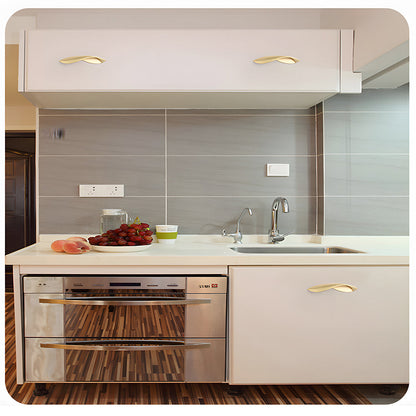 Comforsyco Leaf-Shaped Zinc Alloy Drawer Pulls and Cabinet Handles