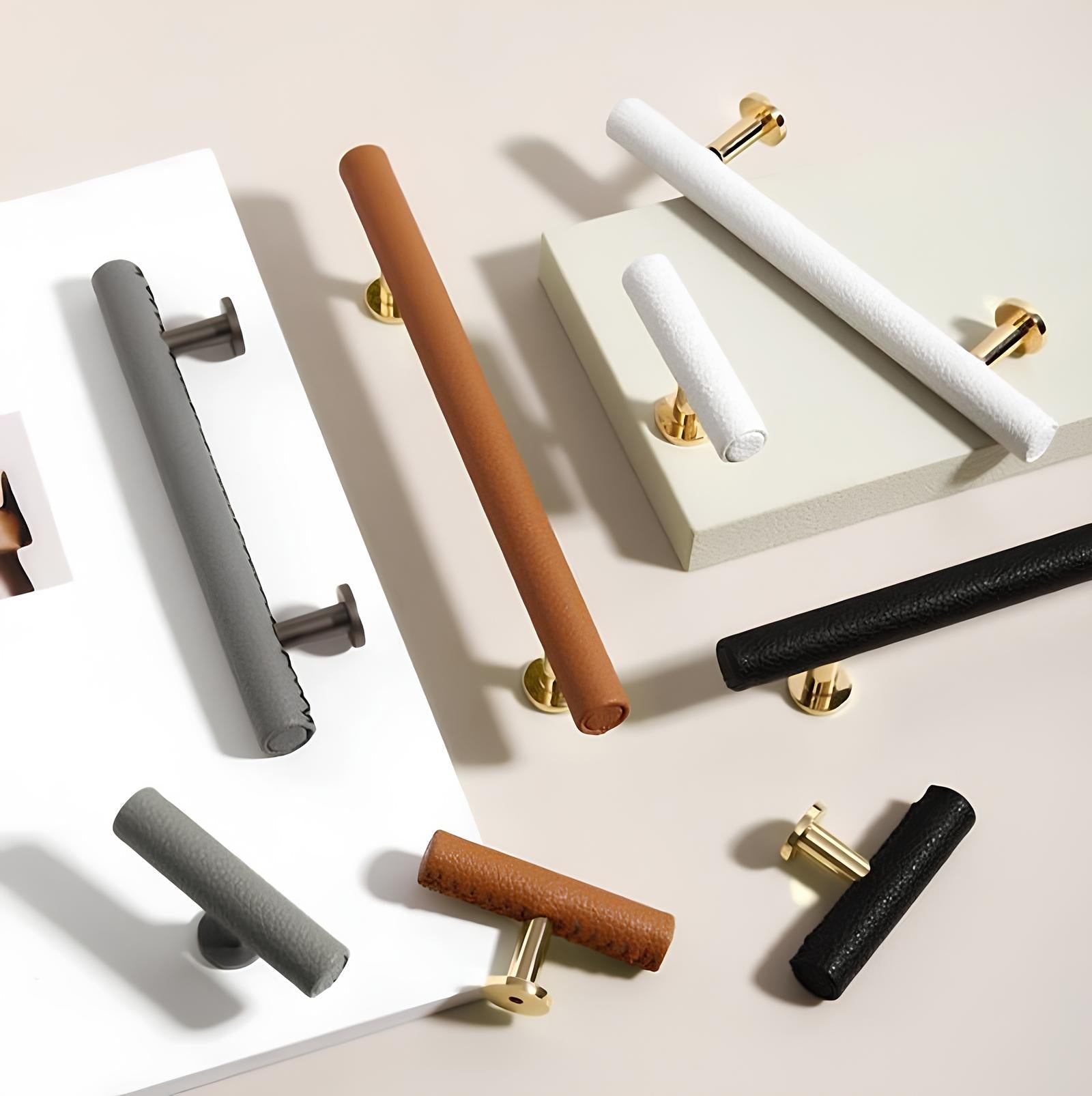 leather dresser pulls Drawer Handles Wardrobe Knobs – Comforsyco Size:One-size Material_Patent Leather Navy/Multi Linen Gingham Montana Featuring smooth