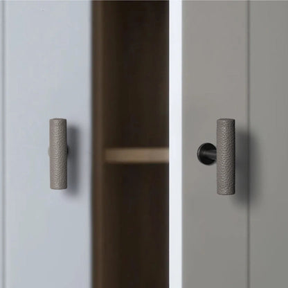 Comforsyco Leather Drawer Pulls Handles Wardrobe Dresser Knobs
