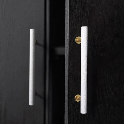 Comforsyco Leather Drawer Pulls Handles Wardrobe Dresser Knobs