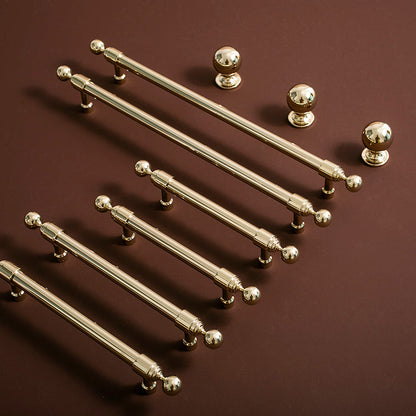 Comforsyco Long Brass Bar Gold Cabinet Handles