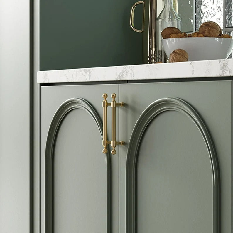 Comforsyco Long Brass Bar Gold Cabinet Handles