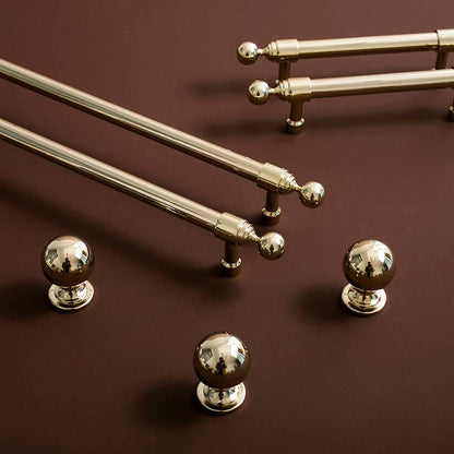 Comforsyco Long Brass Bar Gold Cabinet Handles
