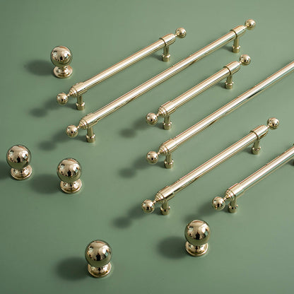 Comforsyco Long Brass Bar Gold Cabinet Handles