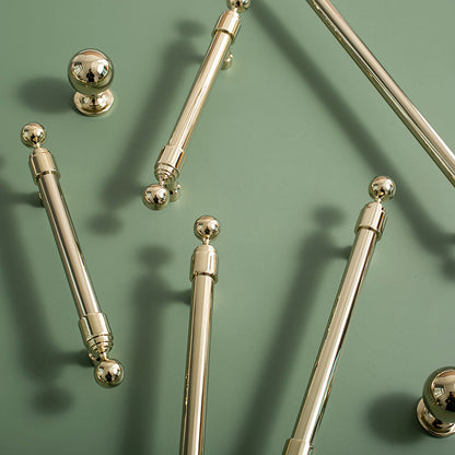 Comforsyco Long Brass Bar Gold Cabinet Handles