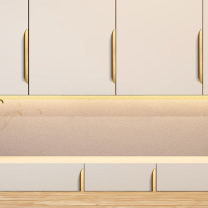 Comforsyco Long Multicolored Simple Invisible Finger Cabinet Drawer Handles