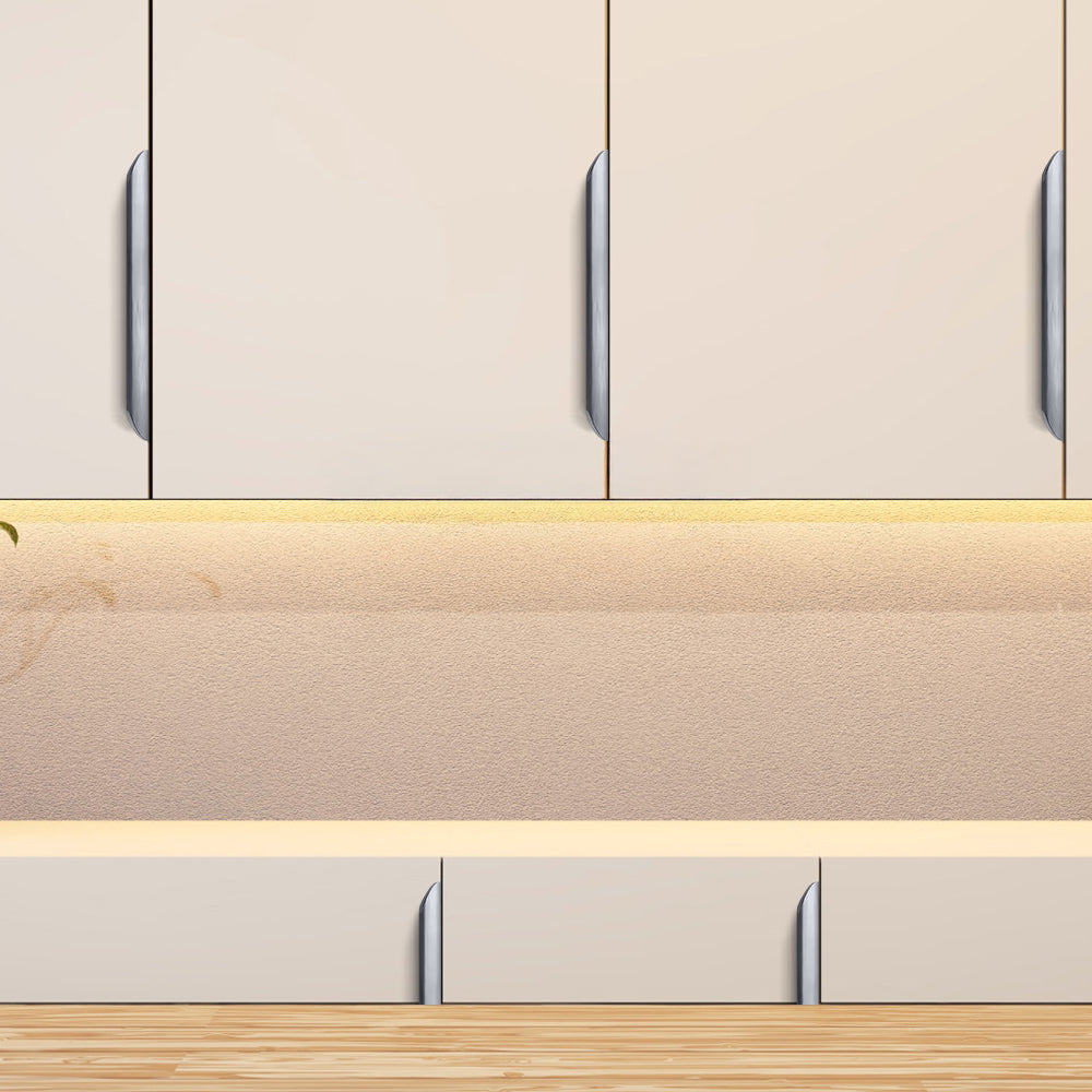 Comforsyco Long Multicolored Simple Invisible Finger Cabinet Drawer Handles