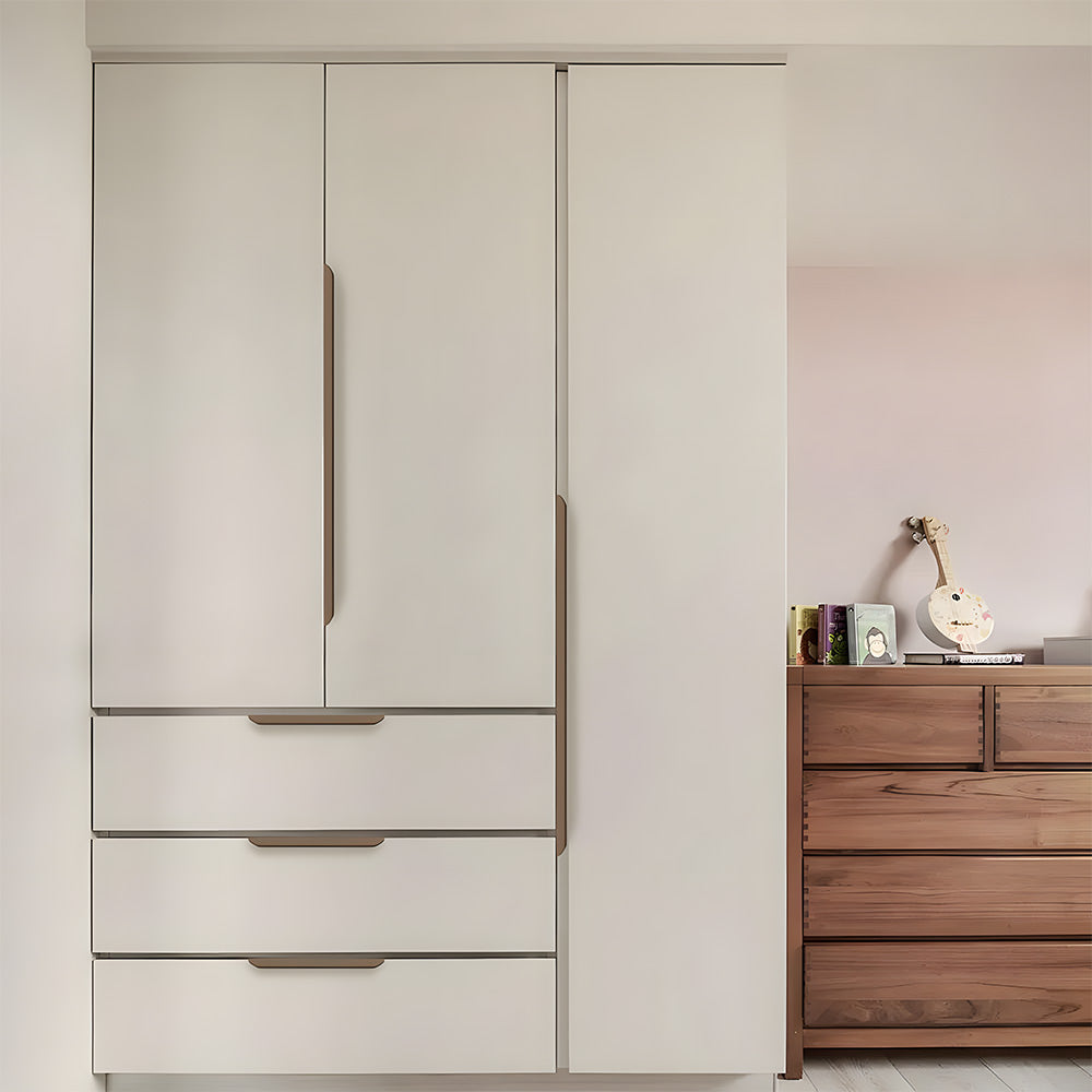Comforsyco Long Multicolored Simple Invisible Finger Cabinet Drawer Handles