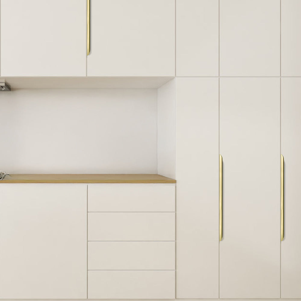 Comforsyco Long Multicolored Simple Invisible Finger Cabinet Drawer Handles
